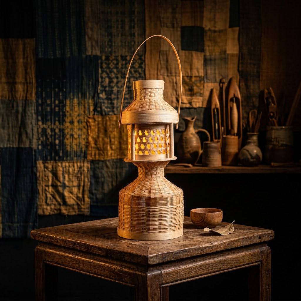 Bamboo Night Lamp Kandil