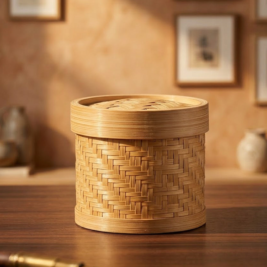 Bamboo Pen Stand