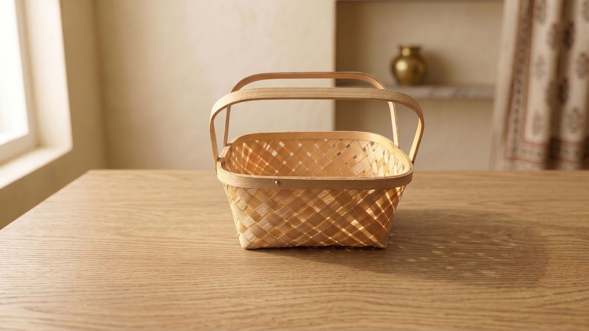 Bamboo Handcrafted Basket