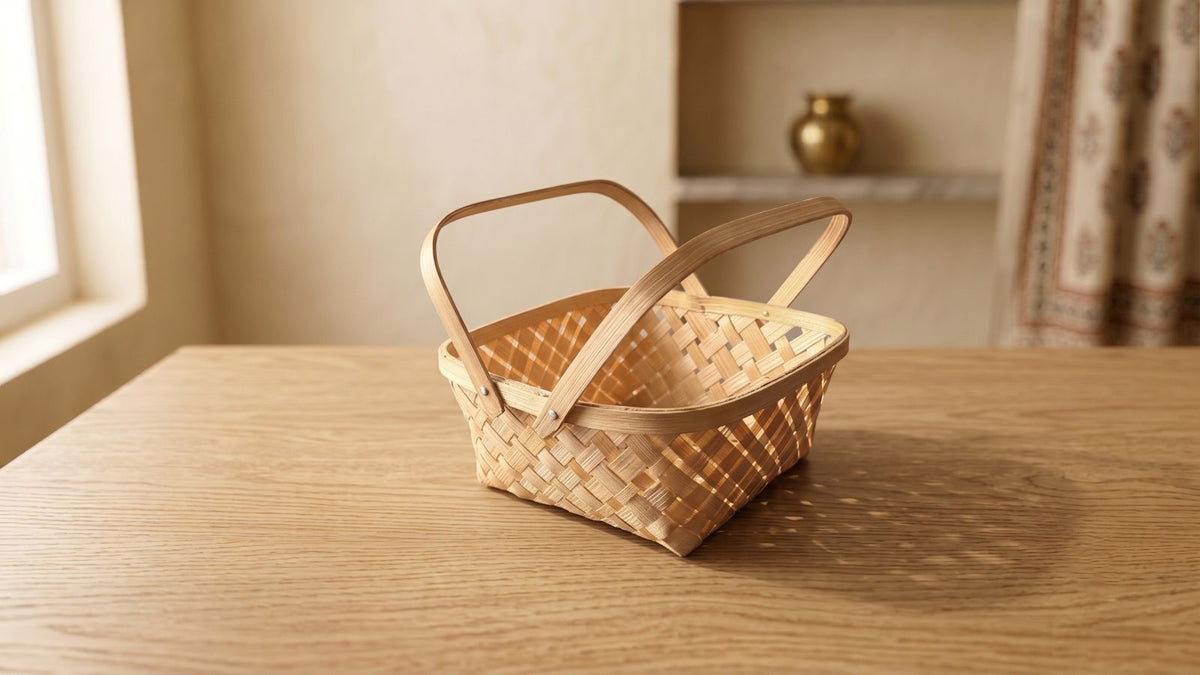 Bamboo Handcrafted Basket