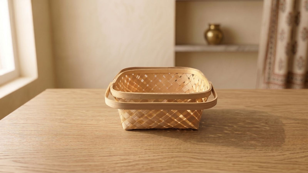 Bamboo Handcrafted Basket
