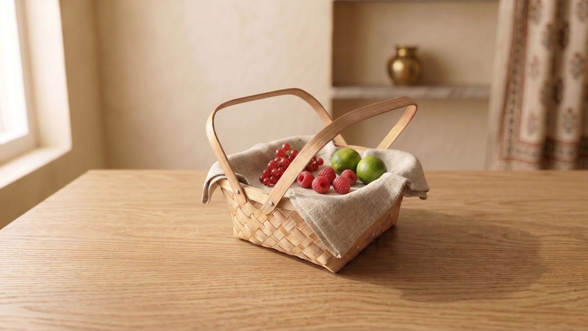 Bamboo Handcrafted Basket