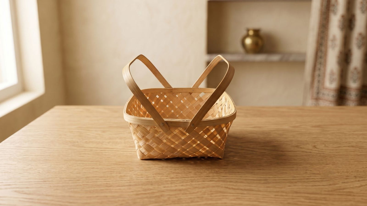 Bamboo Handcrafted Basket