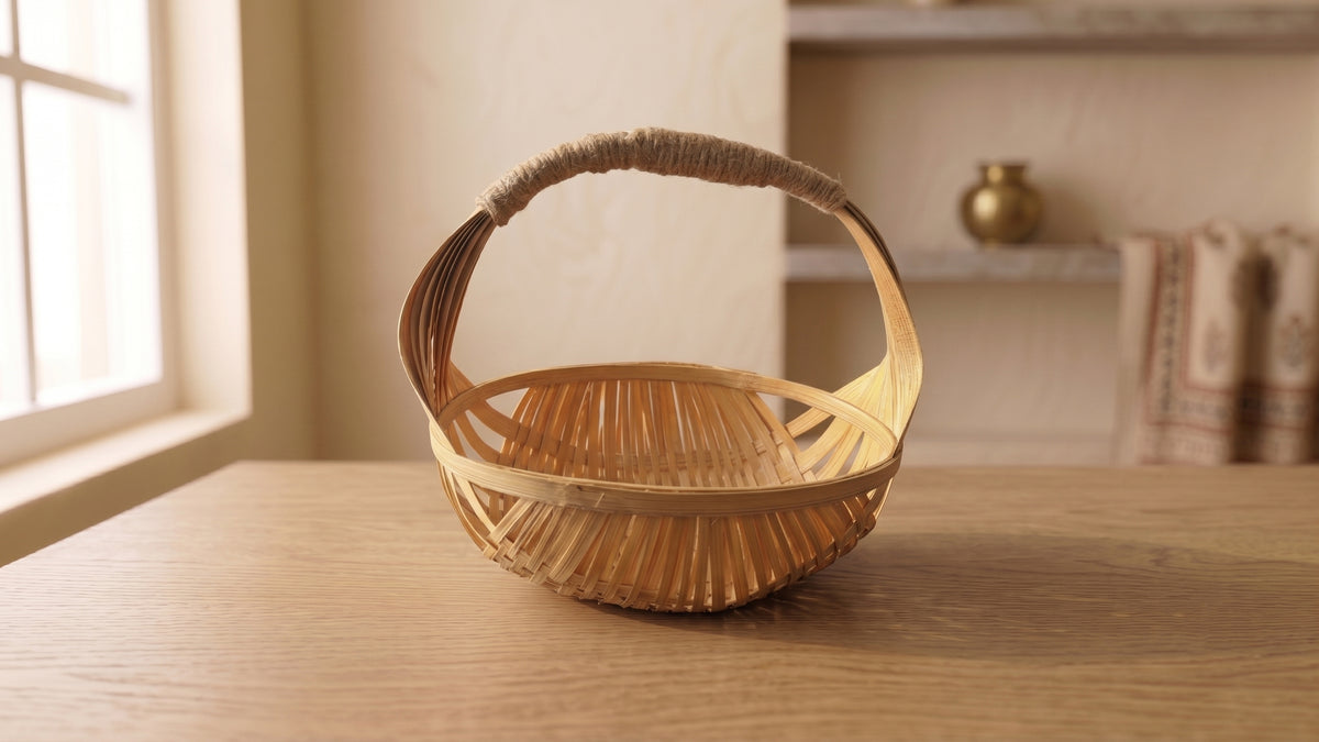 Square Bamboo Basket
