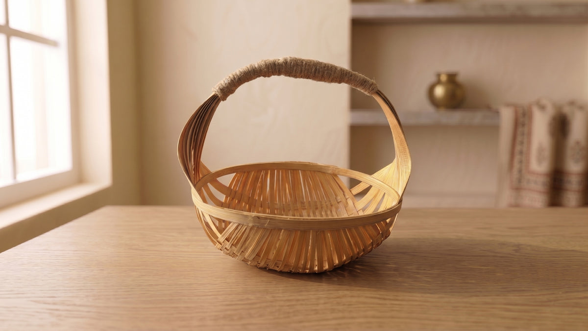 Square Bamboo Basket